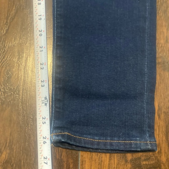 New Madewell NWT 9" Mid-Rise Skinny Jeans Larkspur TENCEL™ Denim Stretch Blue 35 - Picture 9 of 11